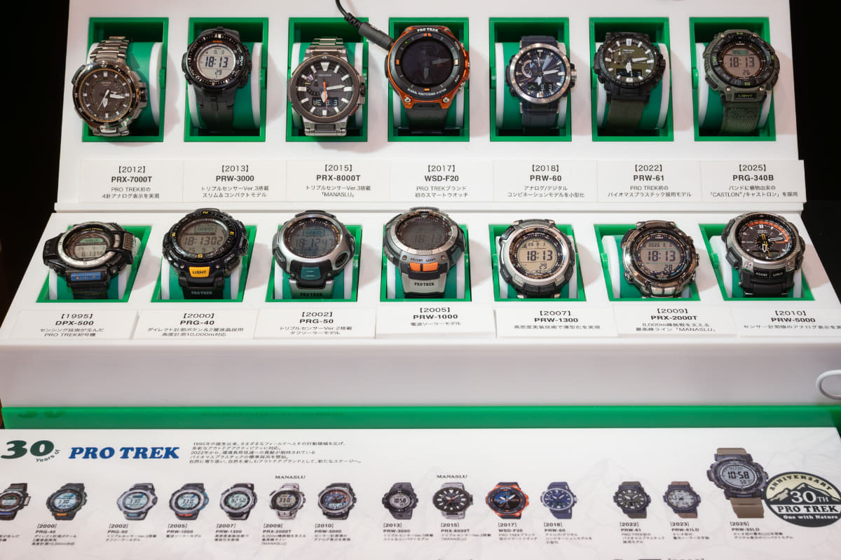 歴代のプロトレック