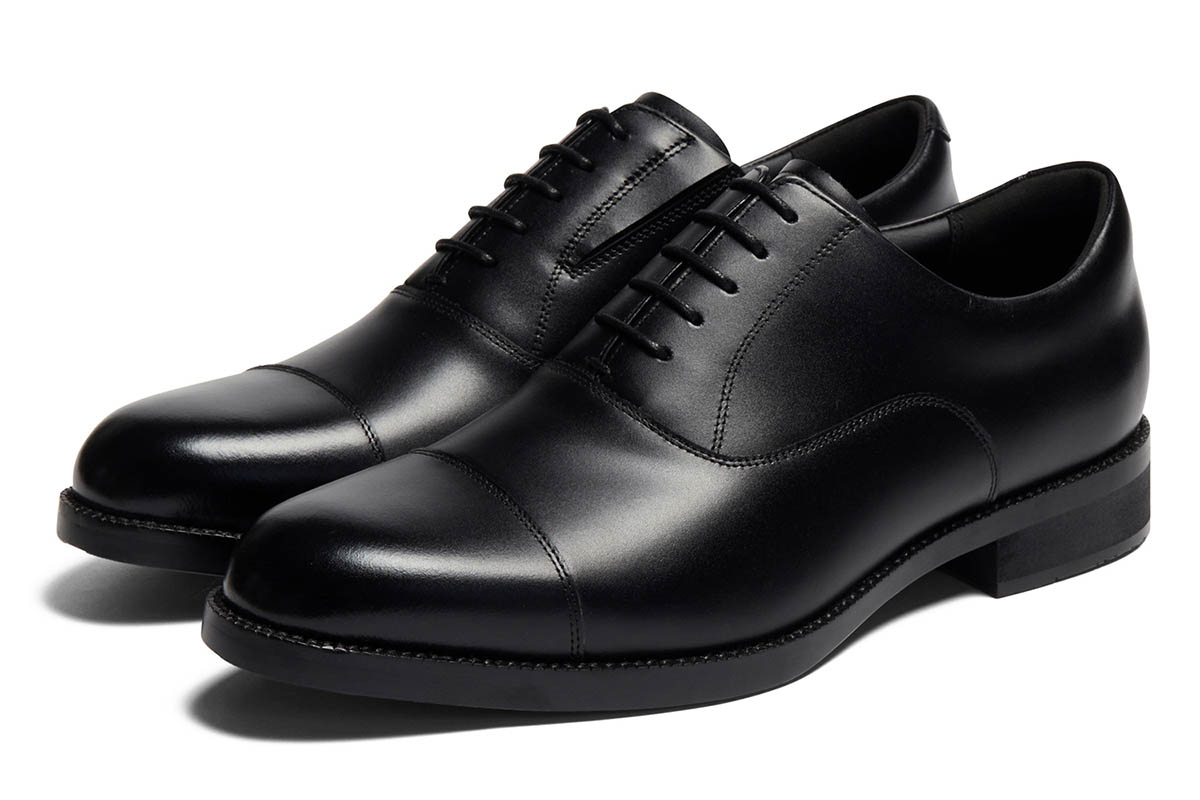 内羽根ストレートチップ(TU-8022) ブラック