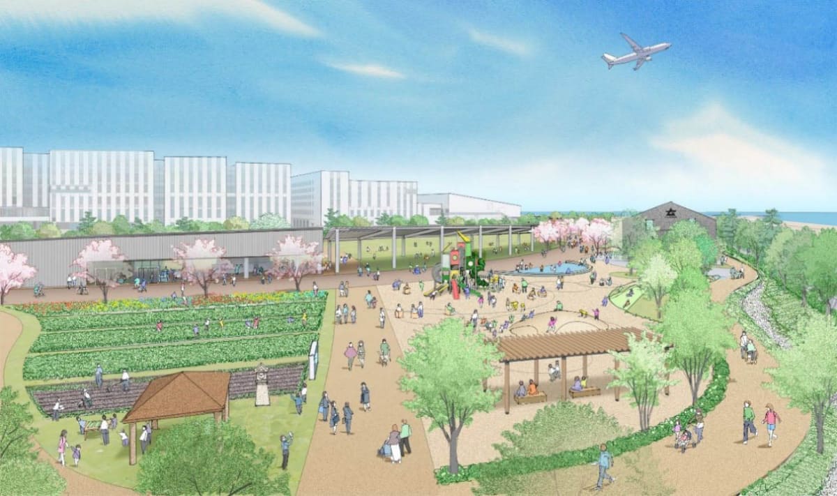 実証実験エリア・遊具