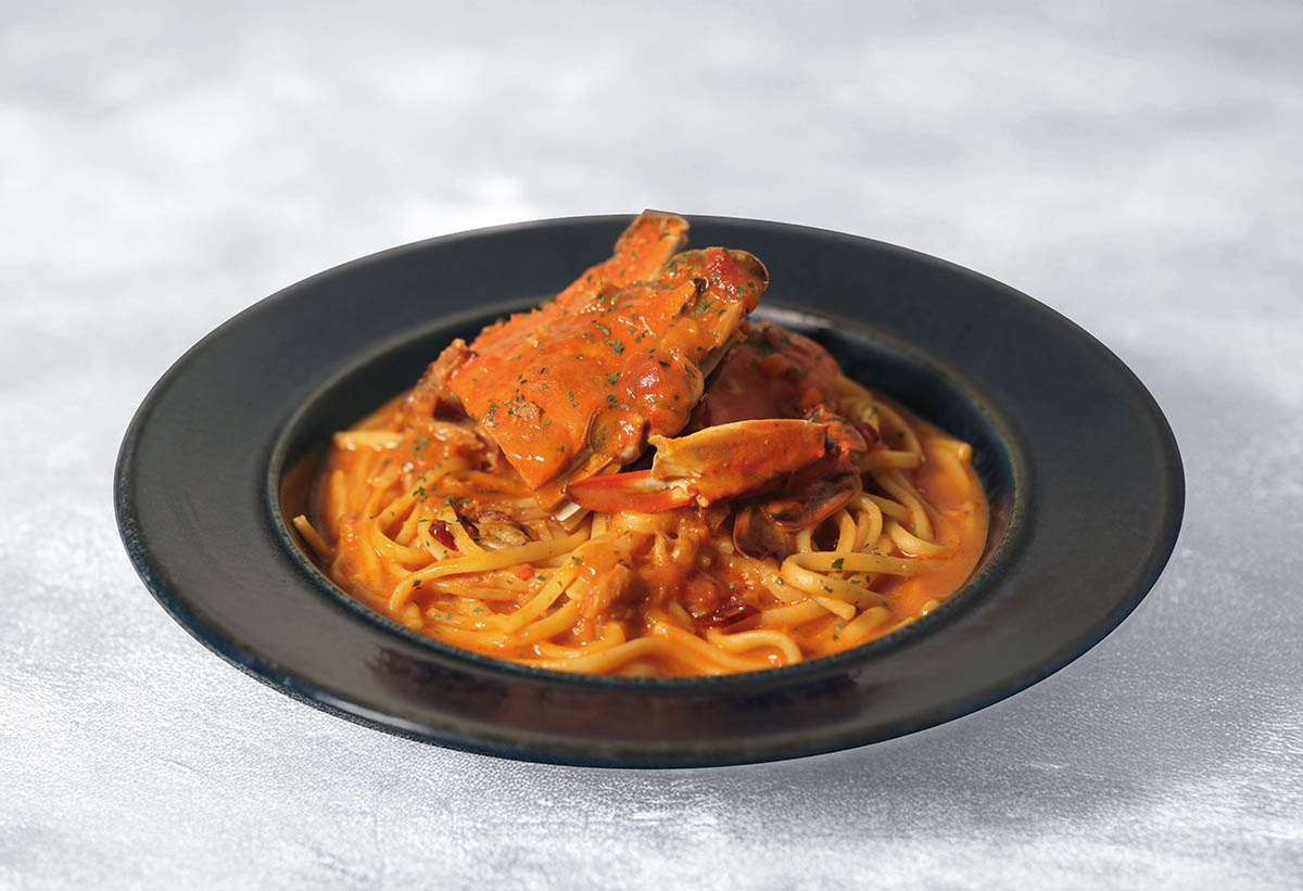 渡り蟹のトマトクリーム