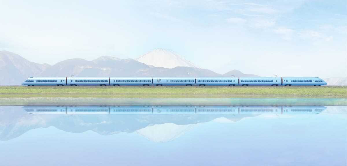 「水」をテーマに開発を進めていく新型ロマンスカー