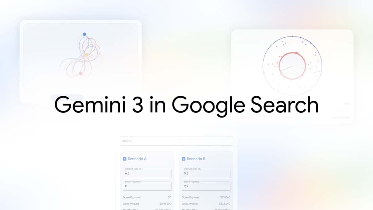 Google検索のAIモードにもGemini 3 導入