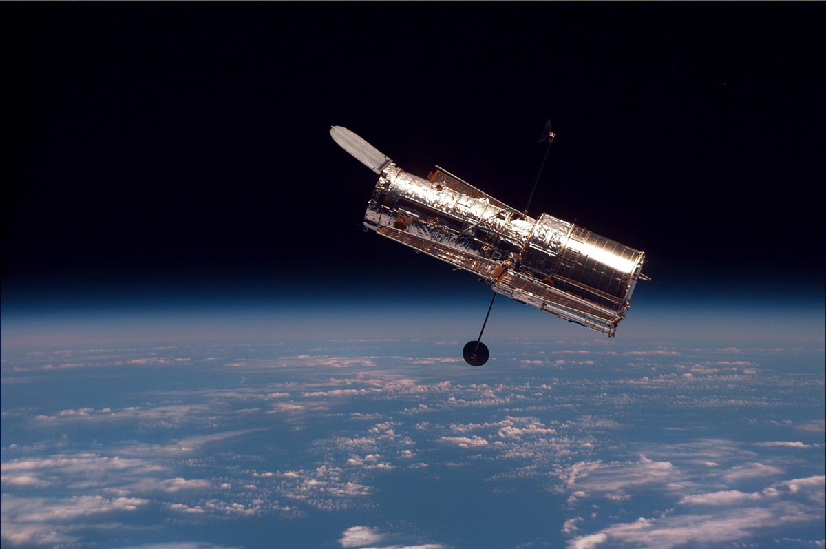 ハッブル宇宙望遠鏡(Credit: NASA)