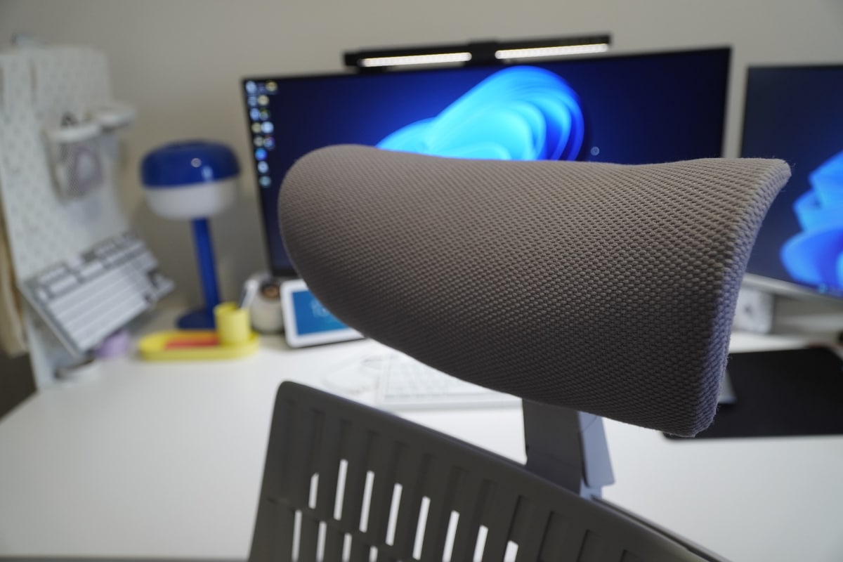 頭を支えるヘッドレストも付けられる