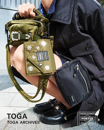 新作 PORTER x TOGA Backpack カーキ TOGA × PORTER – TOGA ONLINE STORE