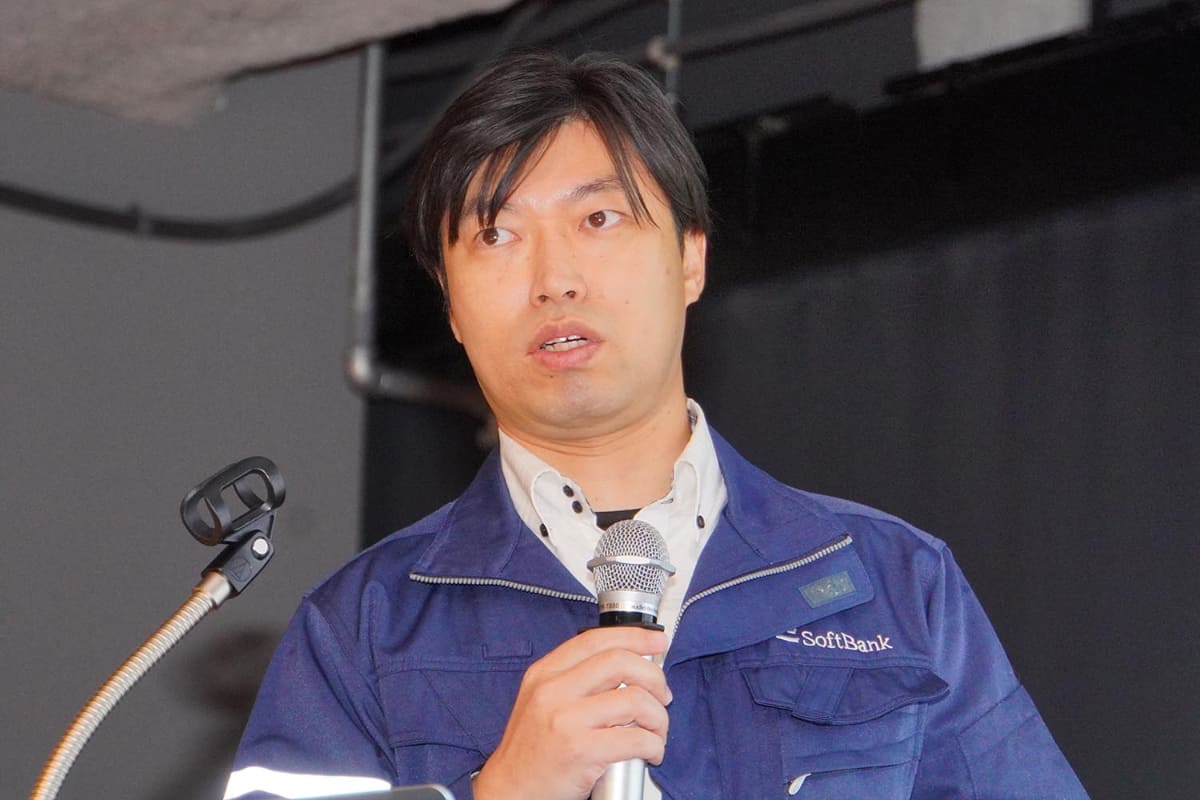 6Gであっても7GHz帯であれば5Gと同等に使えるのではないかと語るソフトバンクの矢吹氏