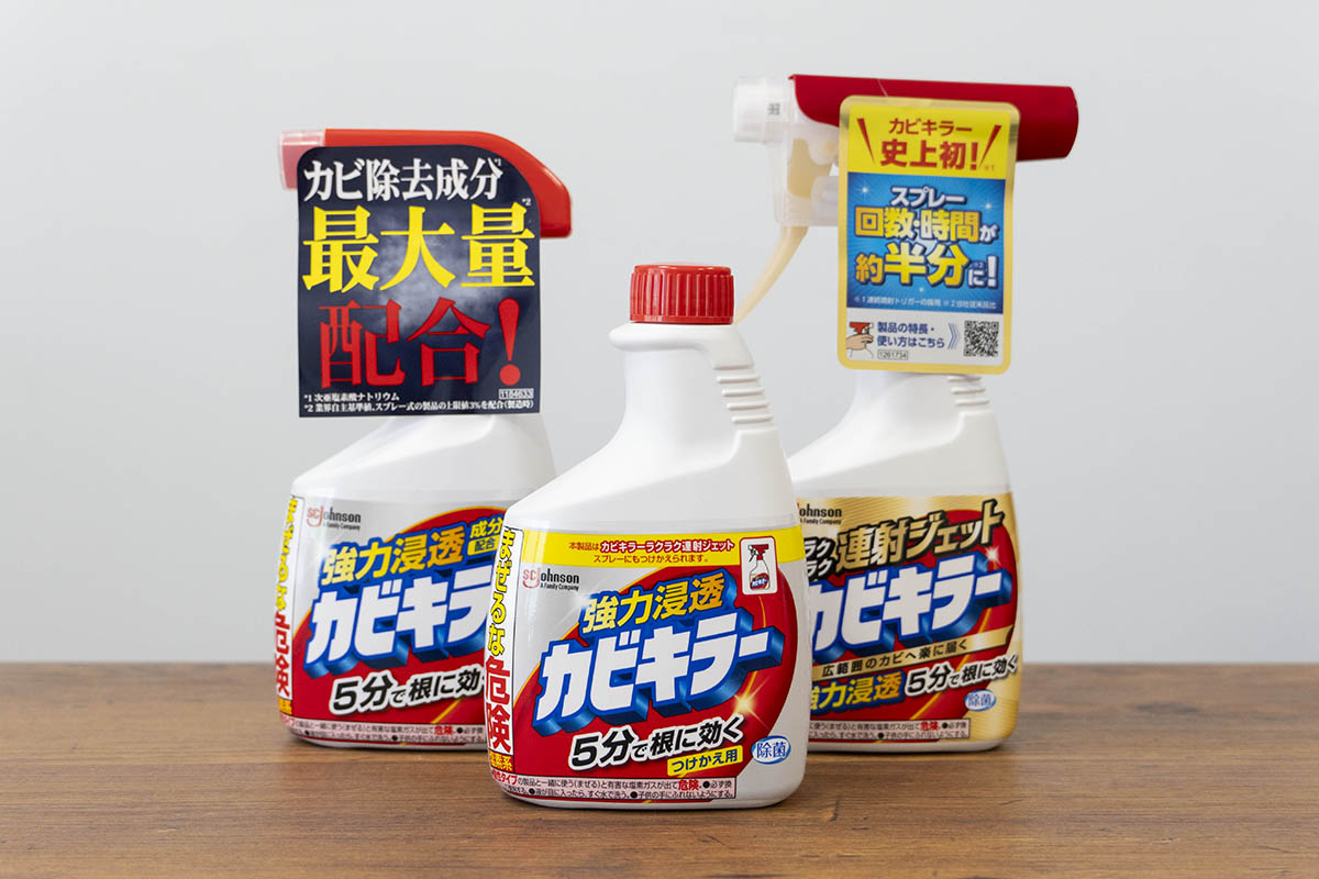 つけかえ用は従来品、ラクラク連射ジェット、共通で使うことができる