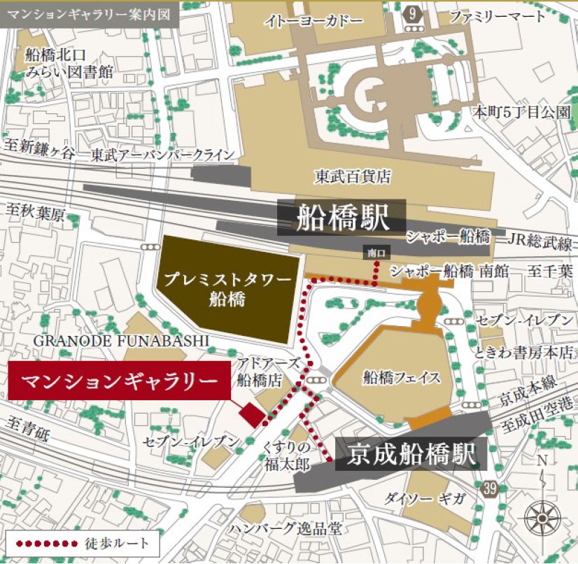 現地案内図
