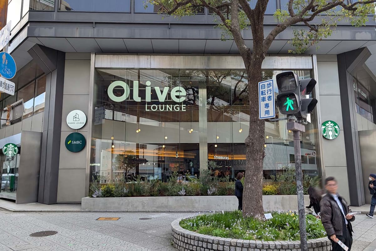 大阪の船場にあるOlive Lounge。12月上旬には東京の新宿にOlive Loungeの新拠点がオープン予定