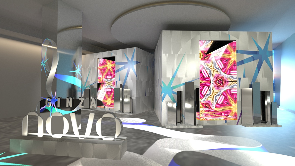 フォトスポット「カレイドスコープ・オブ・ジョイ：GinzaNovo x Ribbonesia」を12月17日から開始