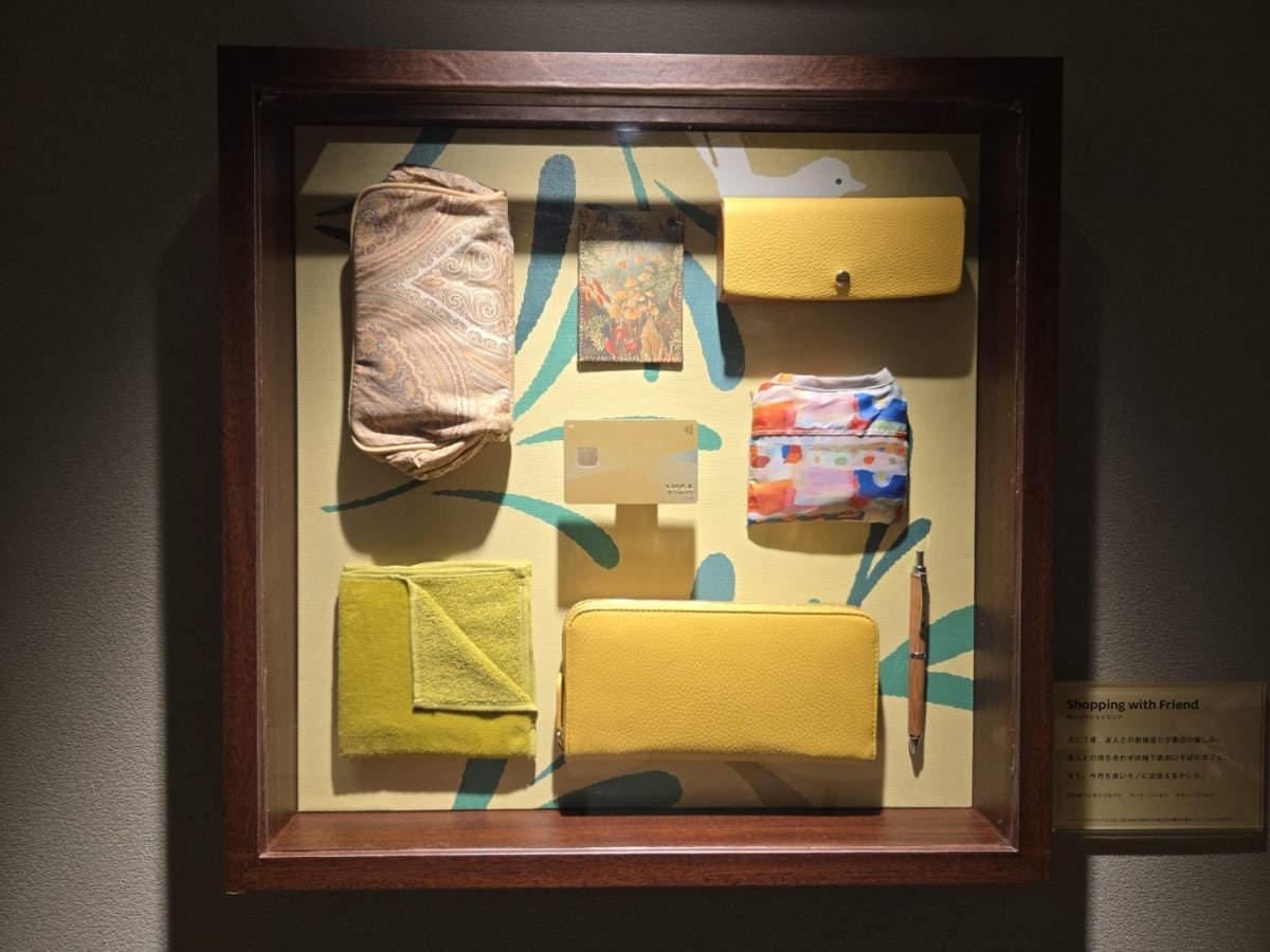 Oliveカードを生活に溶け込ませたアートなども展示
