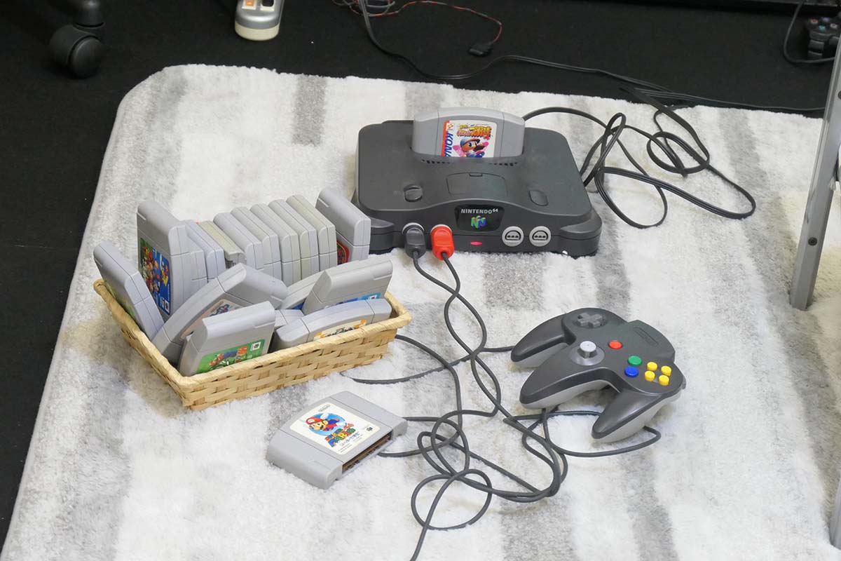 NINTENDO64は実際にプレイ可能