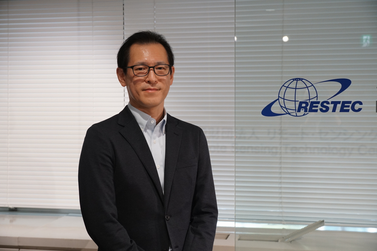 リモート・センシング技術センター 奥村俊夫さん(撮影:秋山文野)