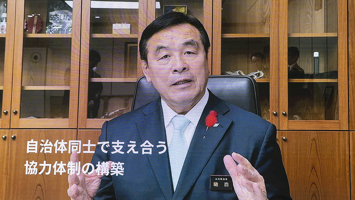 石川県知事 馳浩氏