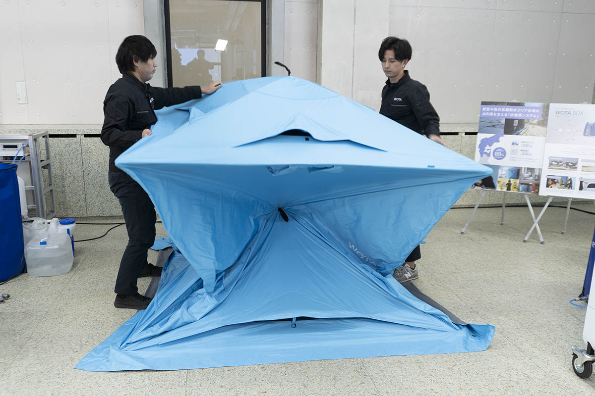 脱衣所の組立