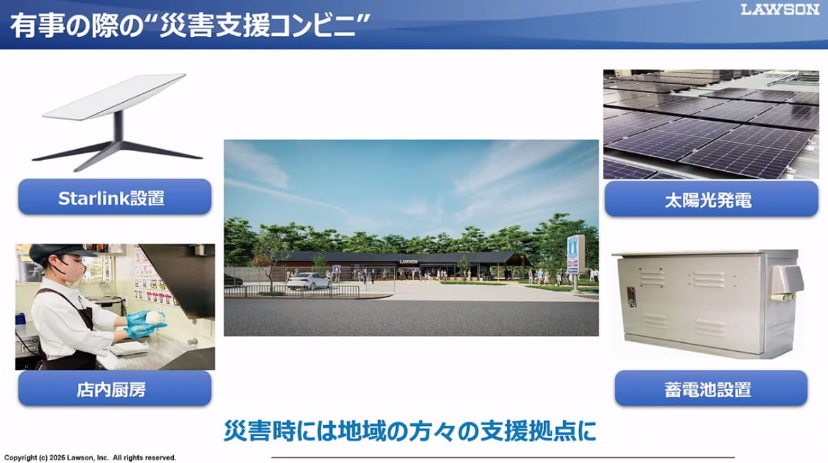 災害対応コンビニとしても機能させる