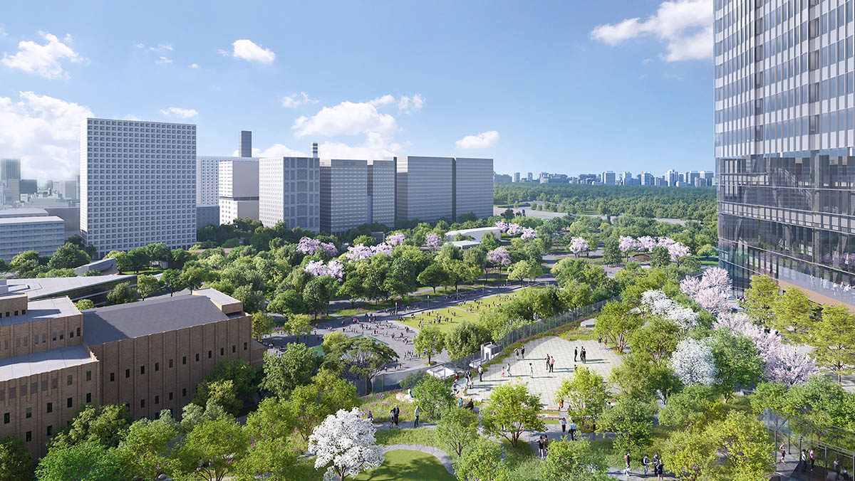 基壇部上広場 遠景イメージ