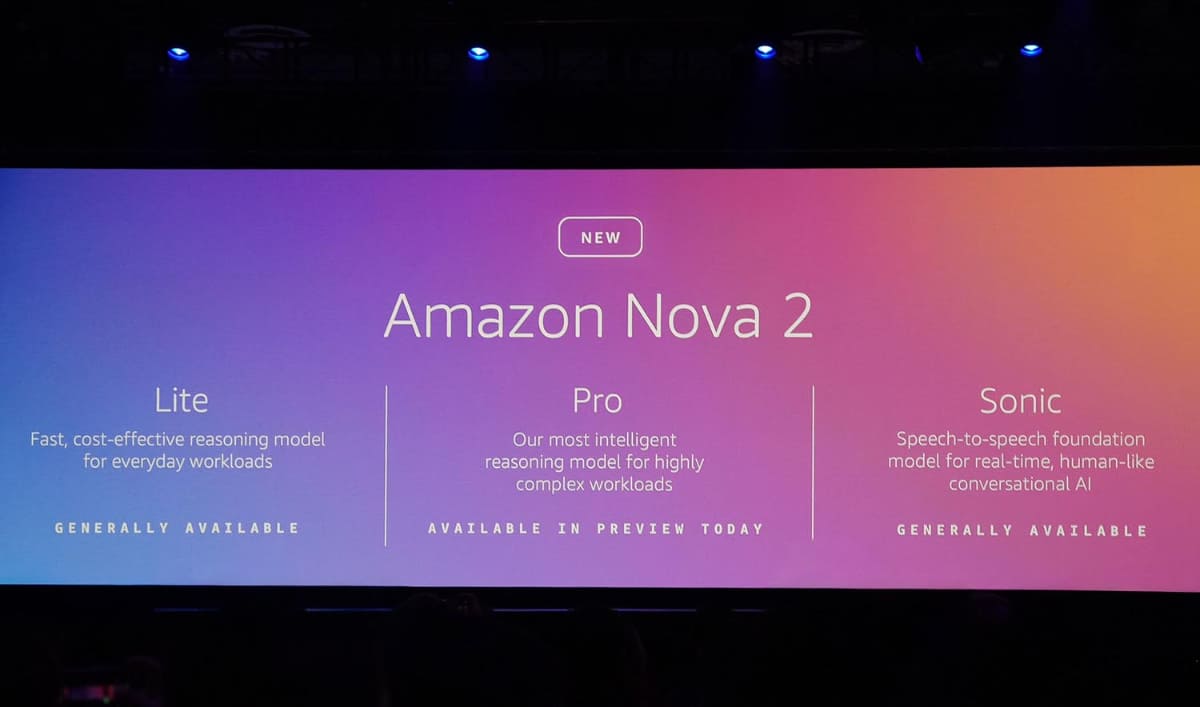 自社AIモデル「Amazon Nova」も強化