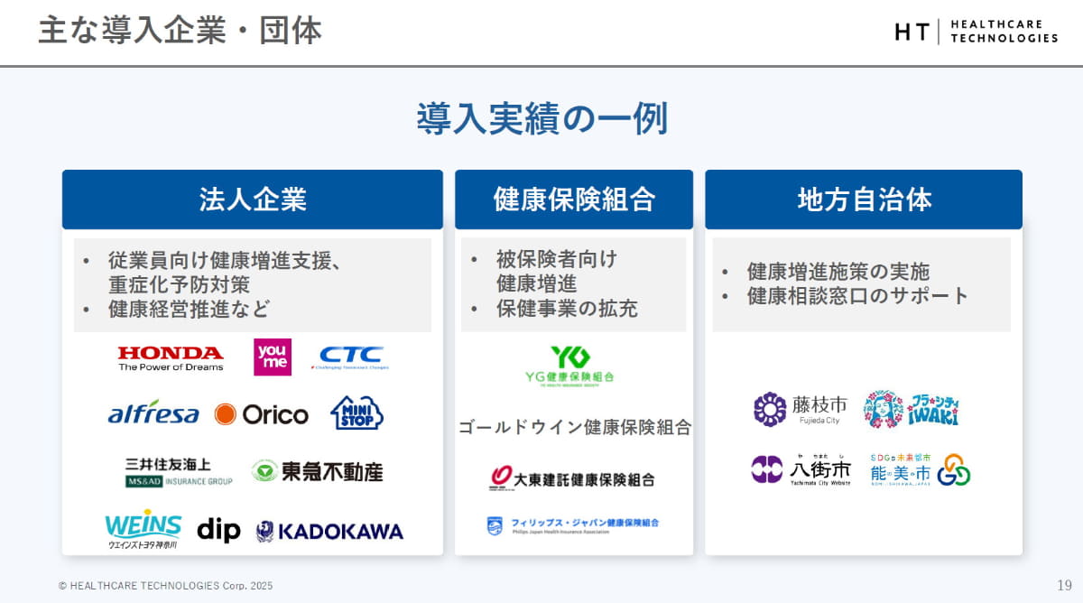 導入企業や自治体