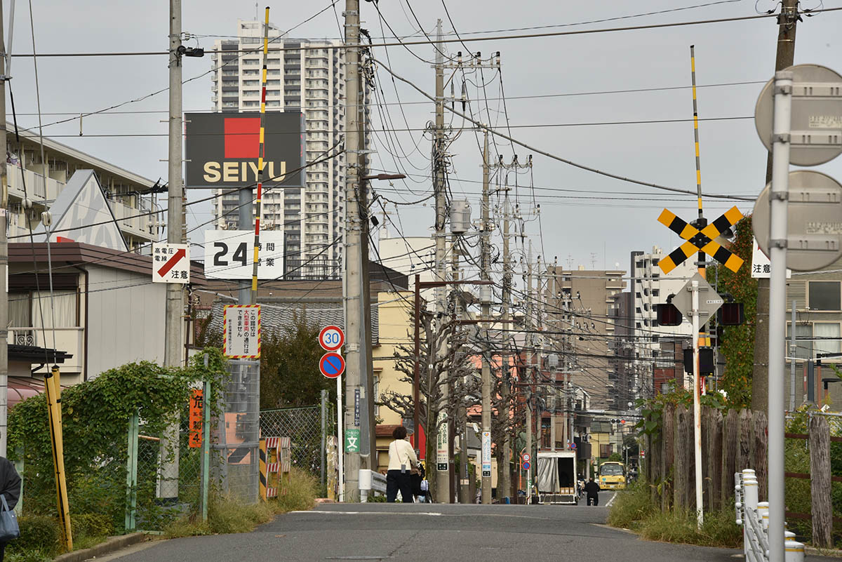 金町駅に近づくと、少しずつ高さのある建物が増えてくる