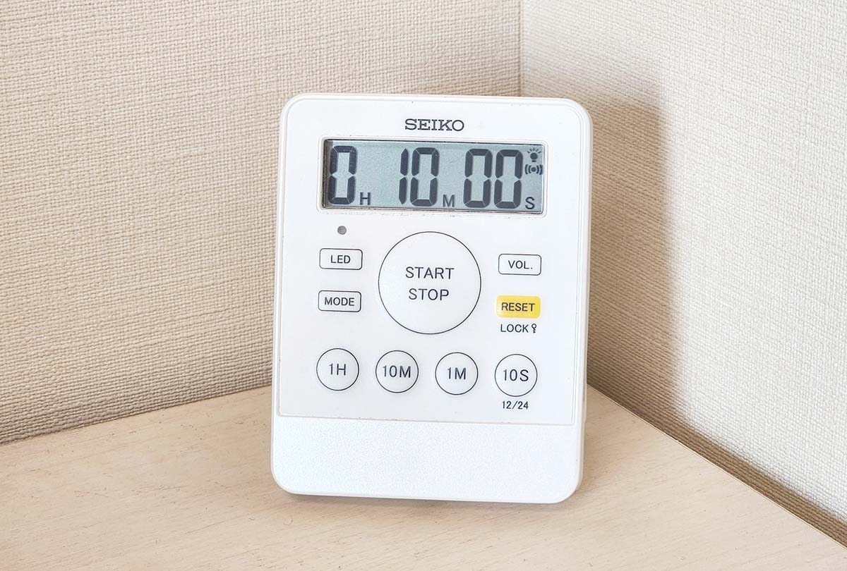10分タイマーでその時間だけ集中するのも効果的です