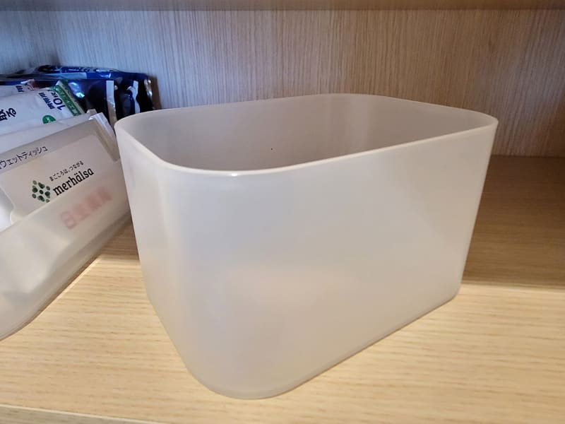 収納グッズは片付けてから