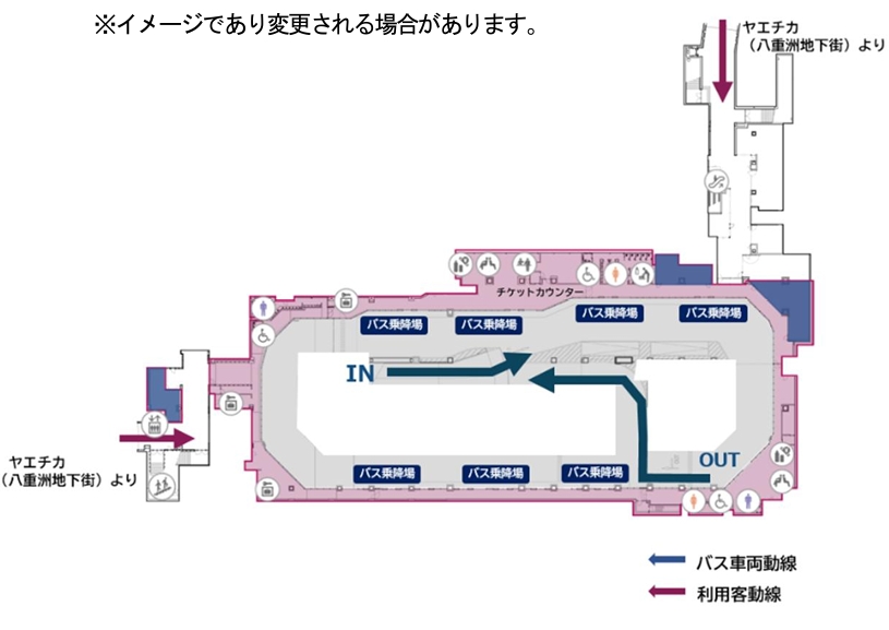 ターミナル概略図
