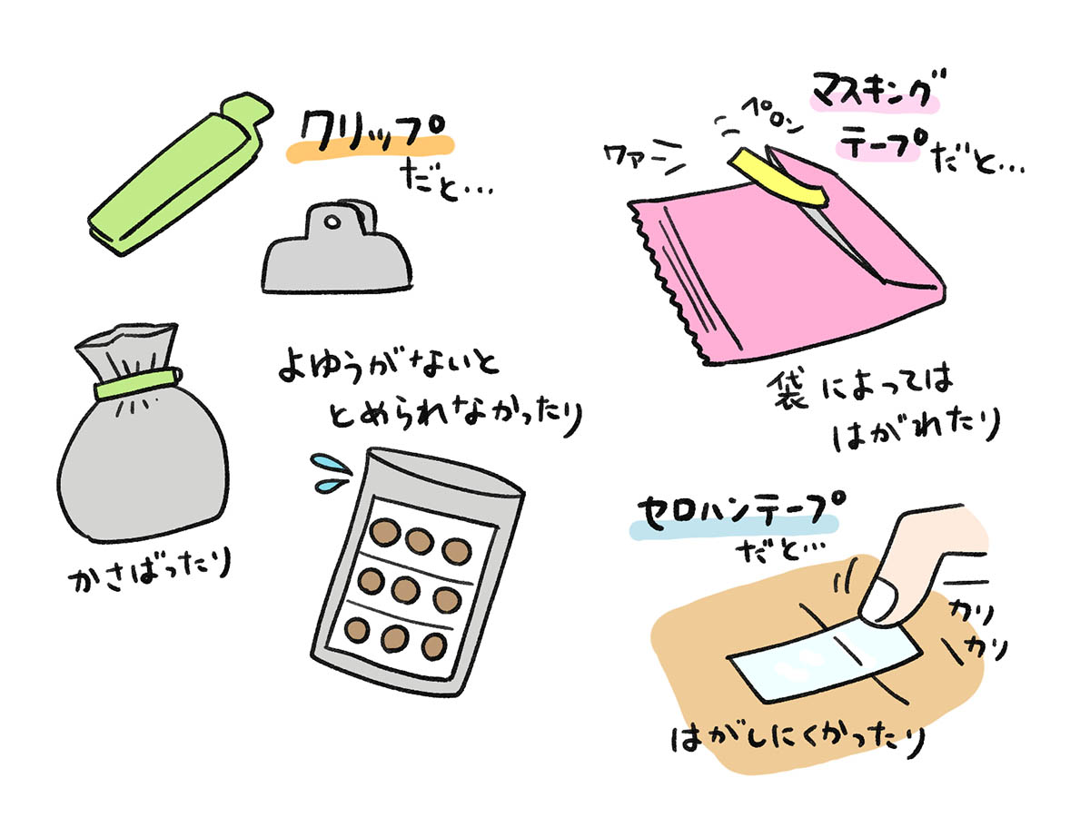 どれも文具としては便利なんだけど、キッチンでは……