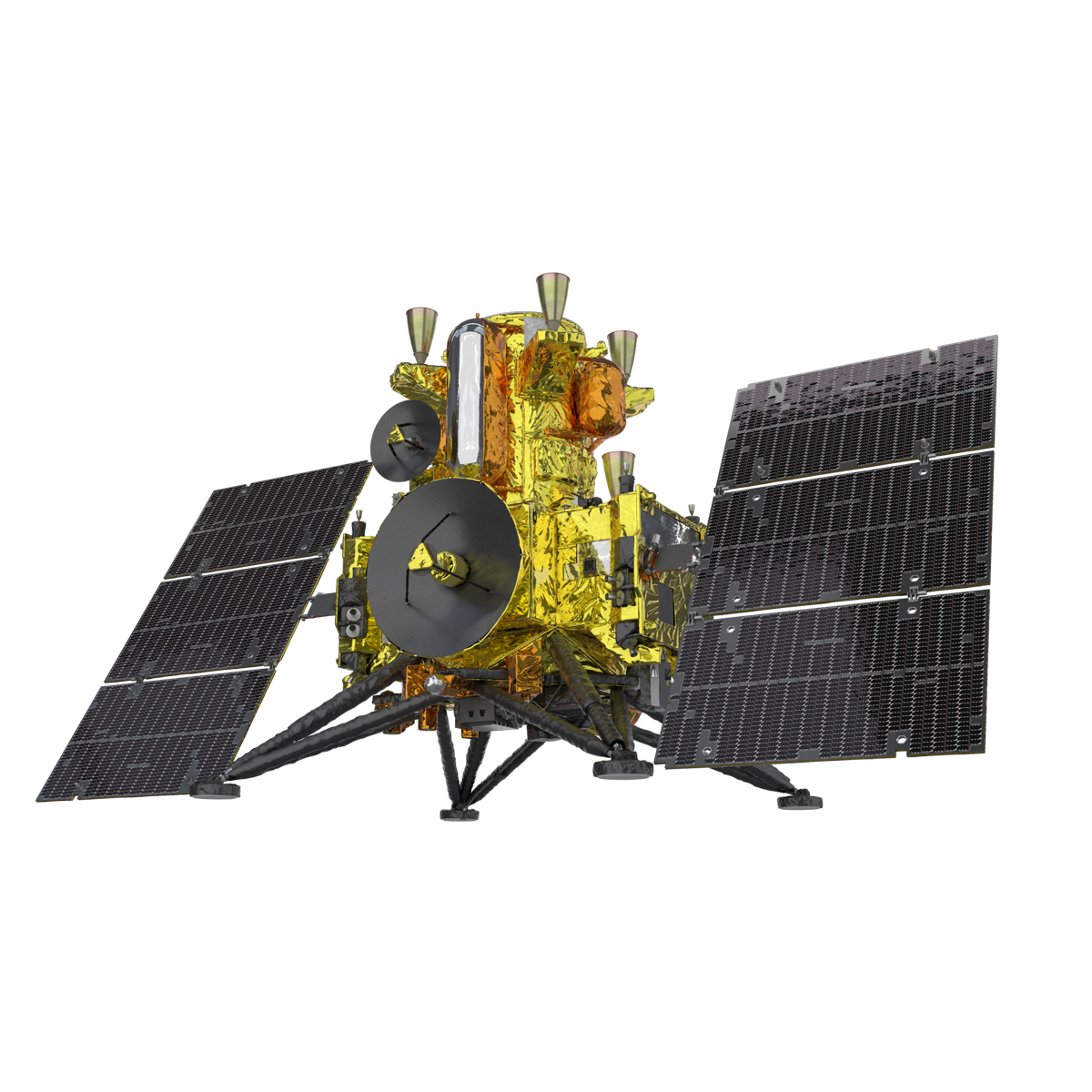 MMX探査機全体のモデル図(クレジット:JAXA)