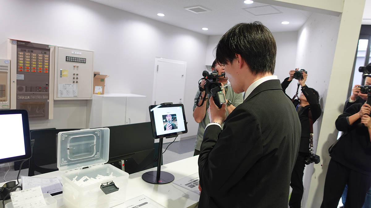 「newmo点呼」実演の様子