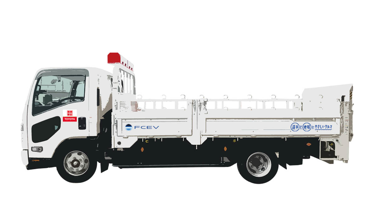 小型トラック(共同カメラ車)