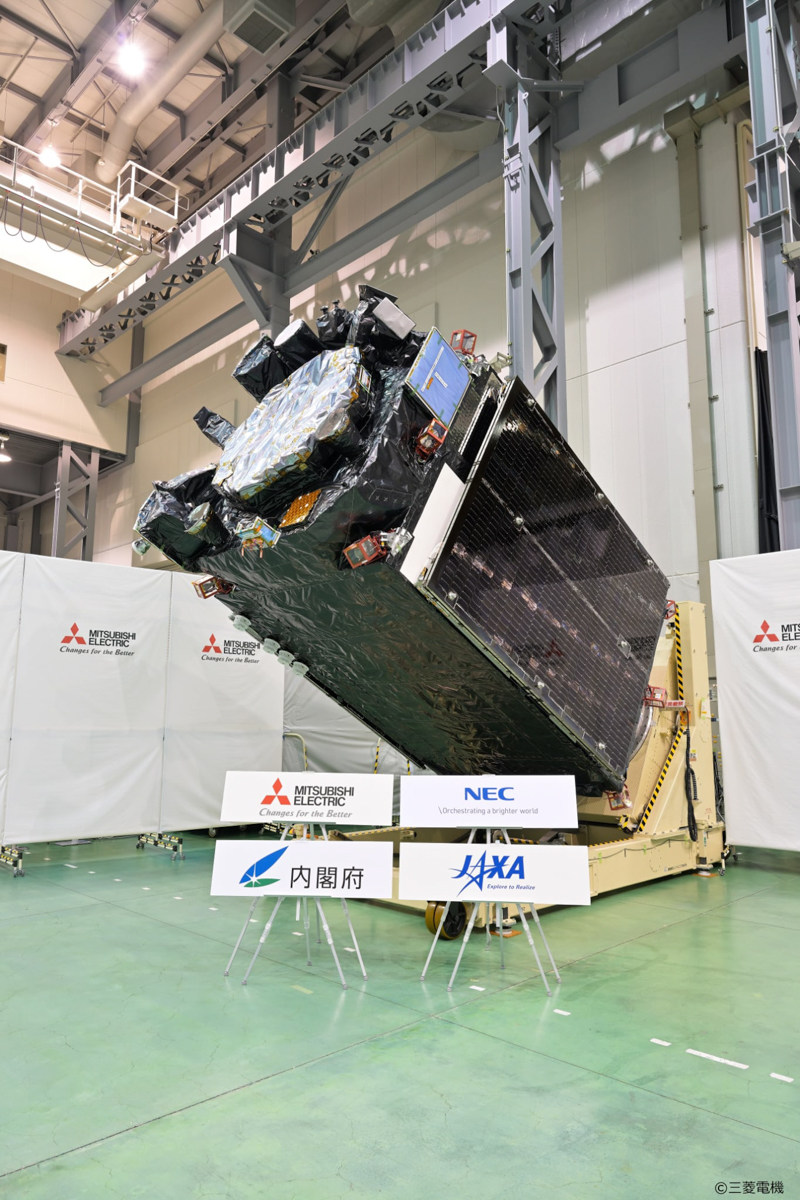 準天頂衛星みちびき5号機(画像提供：三菱電機)