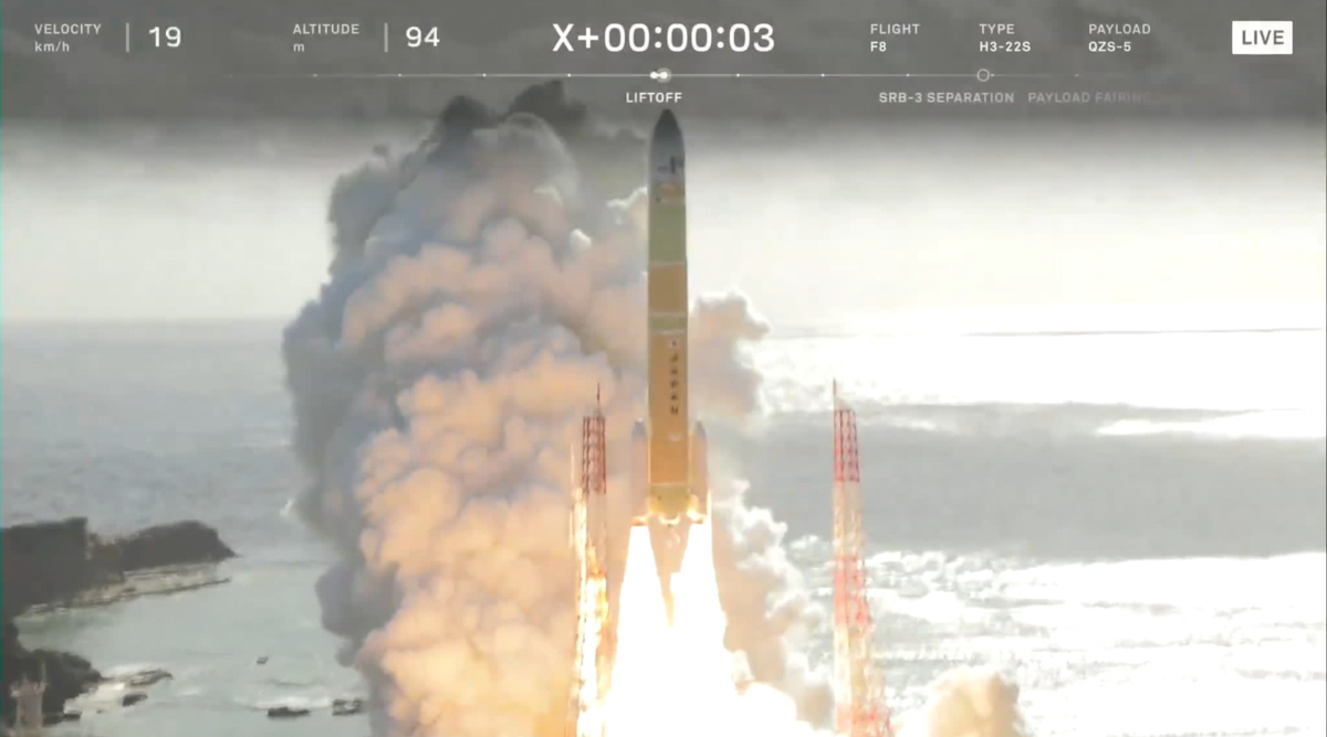 出典：JAXA H3ロケット号機打上げライブ中継より