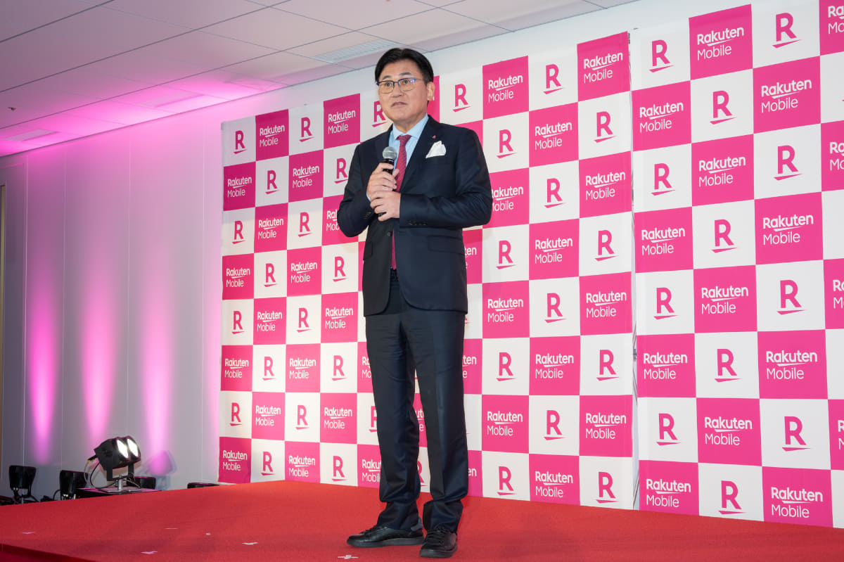 楽天モバイル 代表取締役会長の三木谷浩史氏