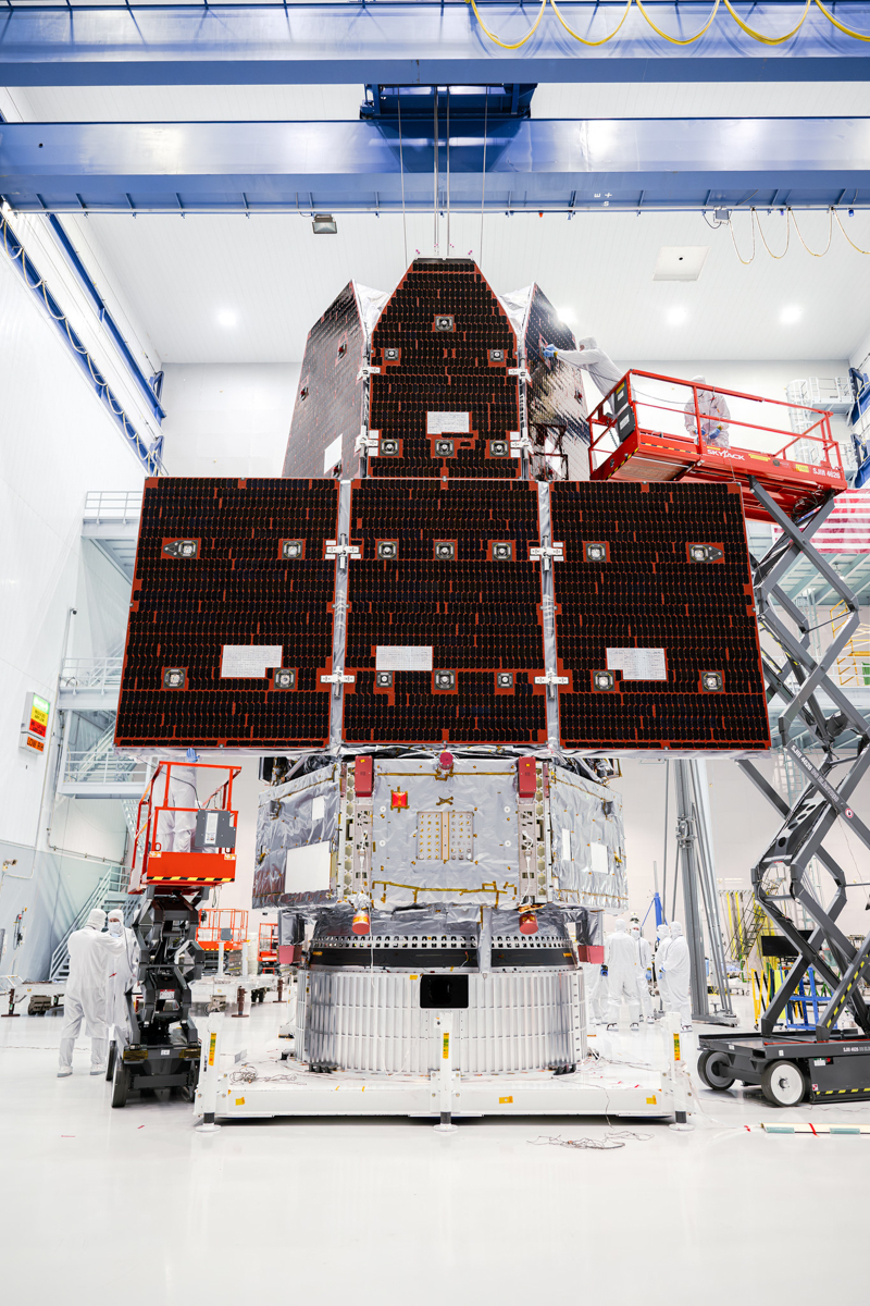 開発中のナンシー・グレース・ローマン宇宙望遠鏡。Credit: NASA/ Sydney Rohde