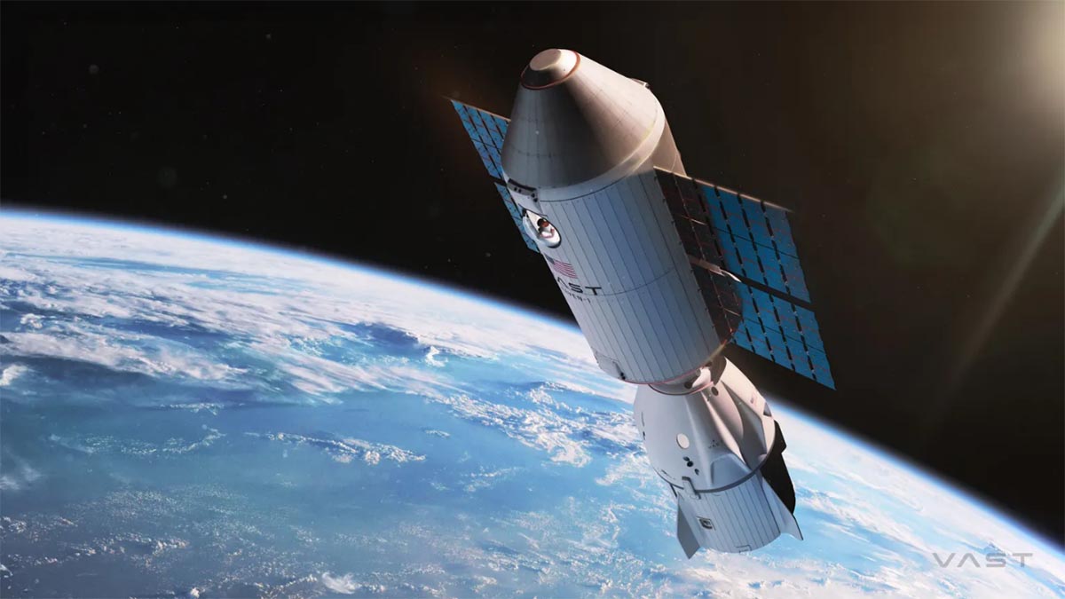 商業宇宙ステーションHaven-1の構想図(Image Credit: Vast)