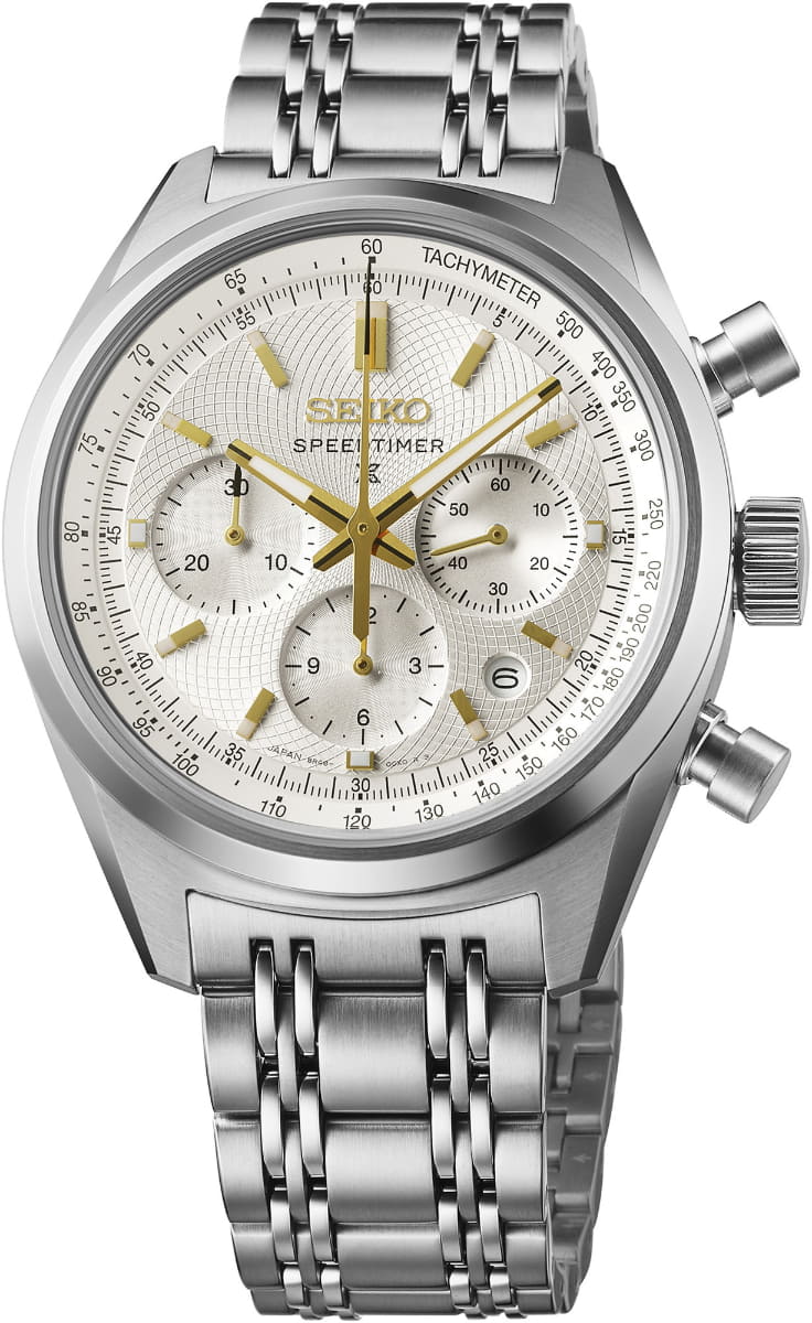 セイコー創業145周年記念 セイコー プロスペックス スピードタイマー メカニカルクロノグラフ 限定モデル SBEC031、352,000円。世界限定700本(うち国内150本)