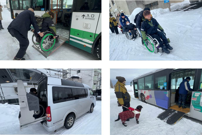 旭川市の実証実験の様子