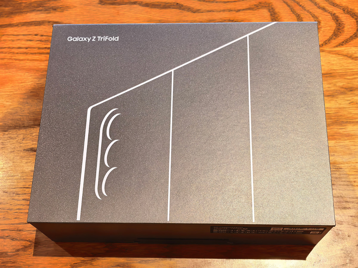 ようやく手にできたGalaxy Z TriFold