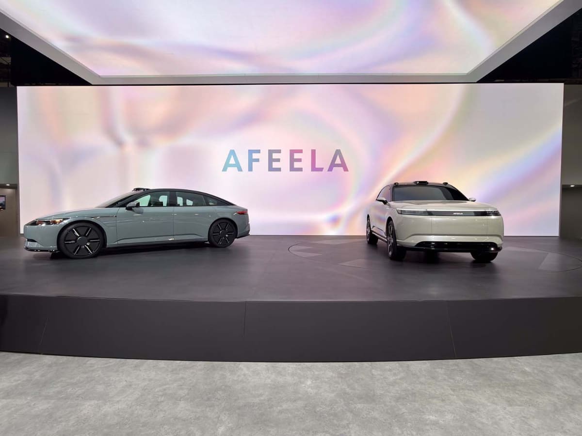 ソニーグループのブースがあった場所は「ソニー・ホンダモビリティ」ブースに