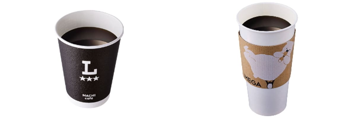 従来品と「メガホットコーヒー」