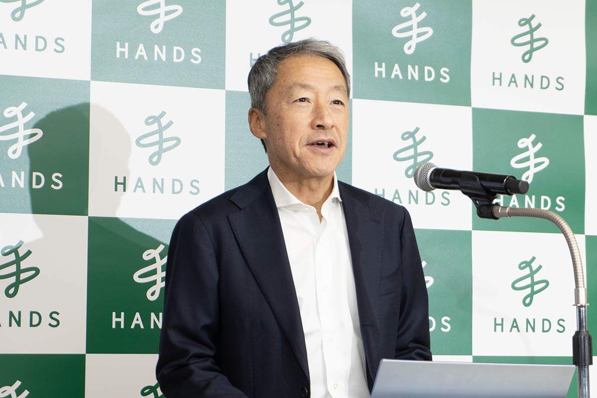 ハンズ 代表取締役会長 高家正行氏。カインズ 代表取締役社長 CEOも兼任している