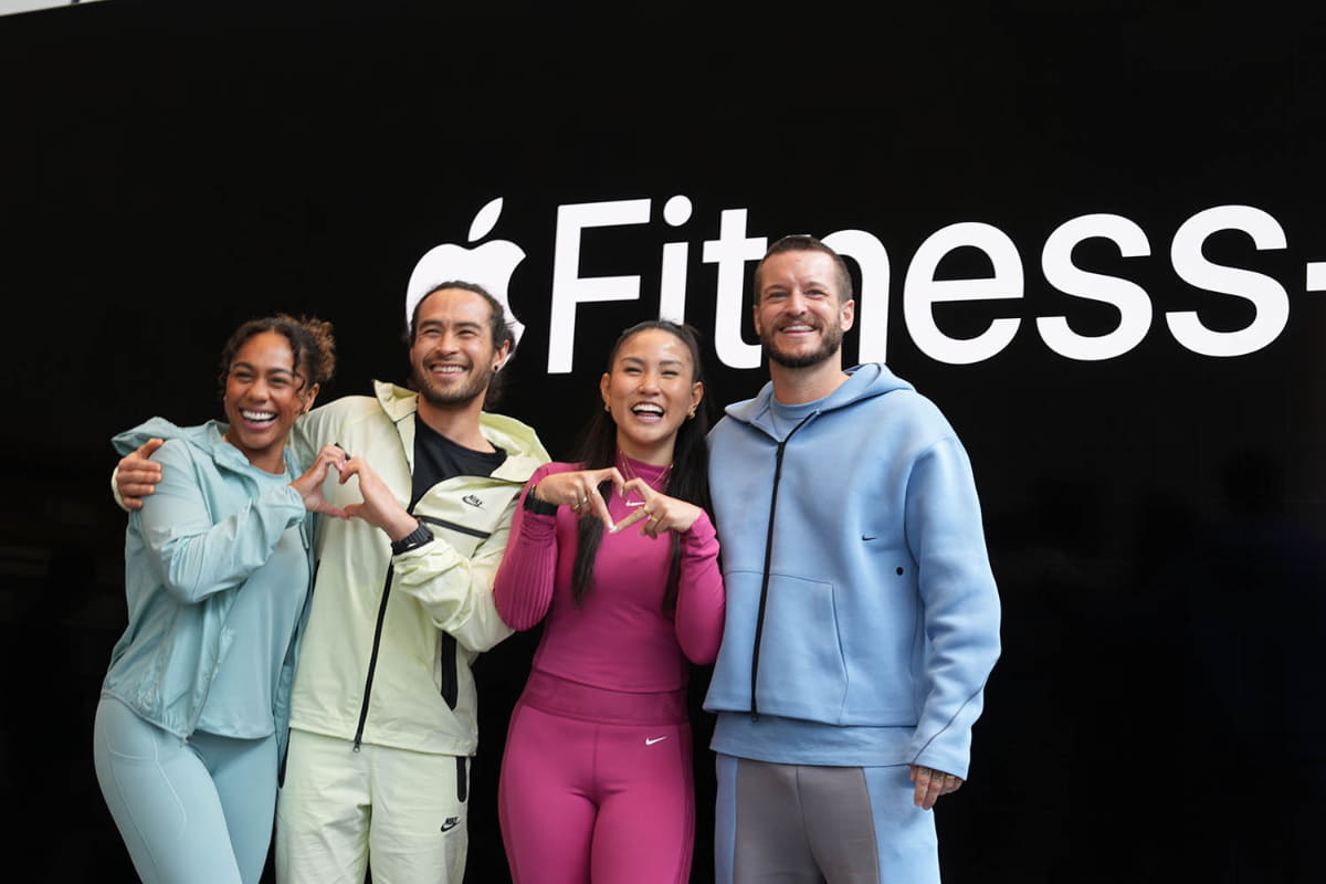 Apple Fitness+の発表会にトレーナー陣が集結