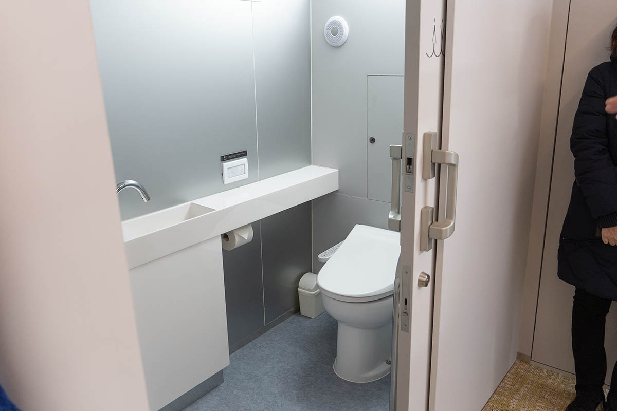 バリアフリートイレも完備