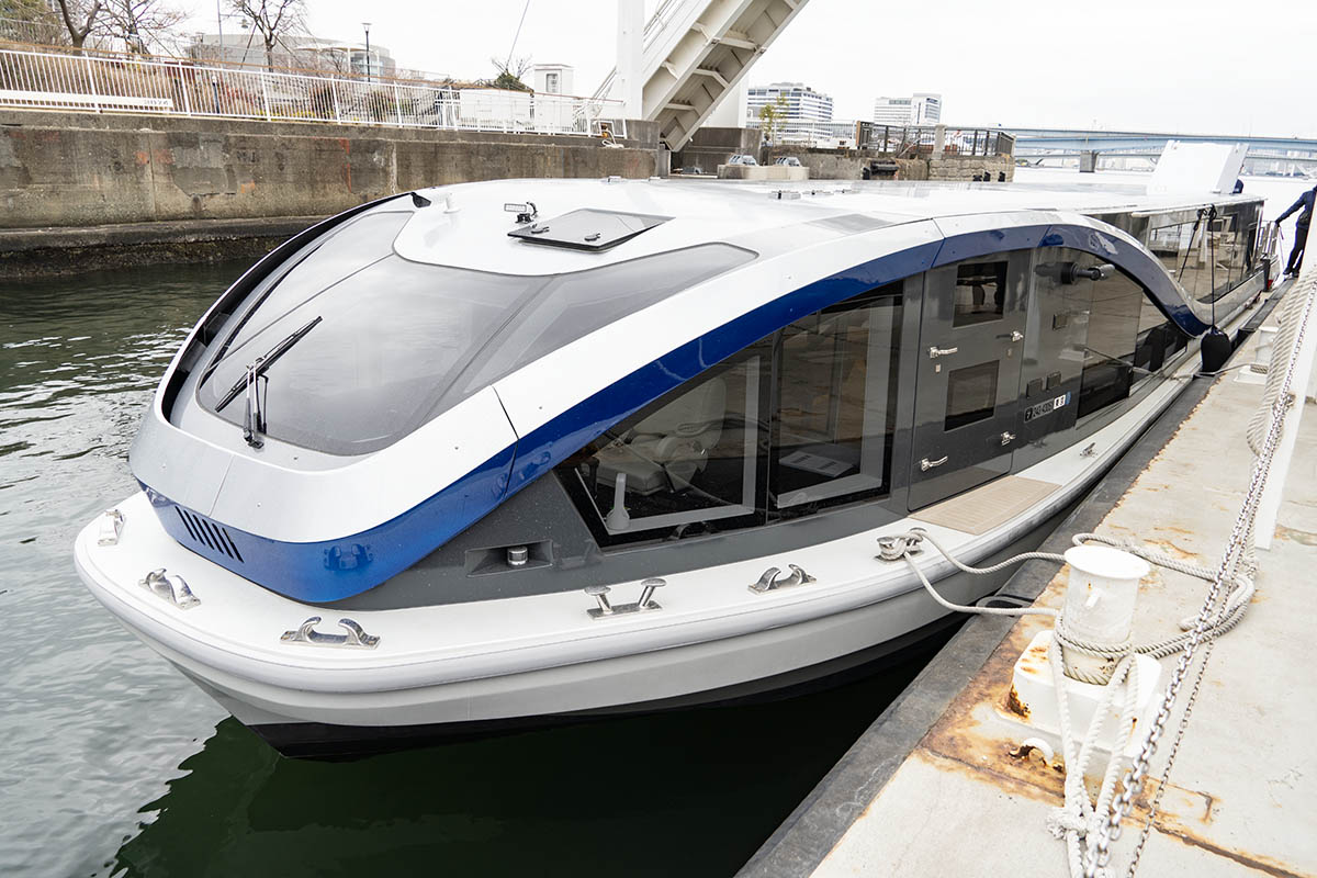 試乗時の船内や風景