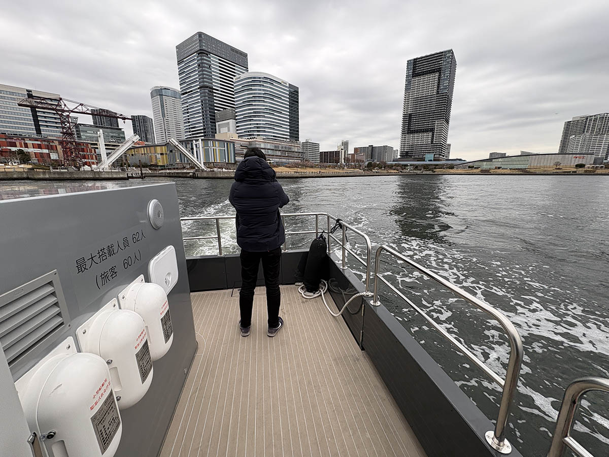 試乗時の船内や風景