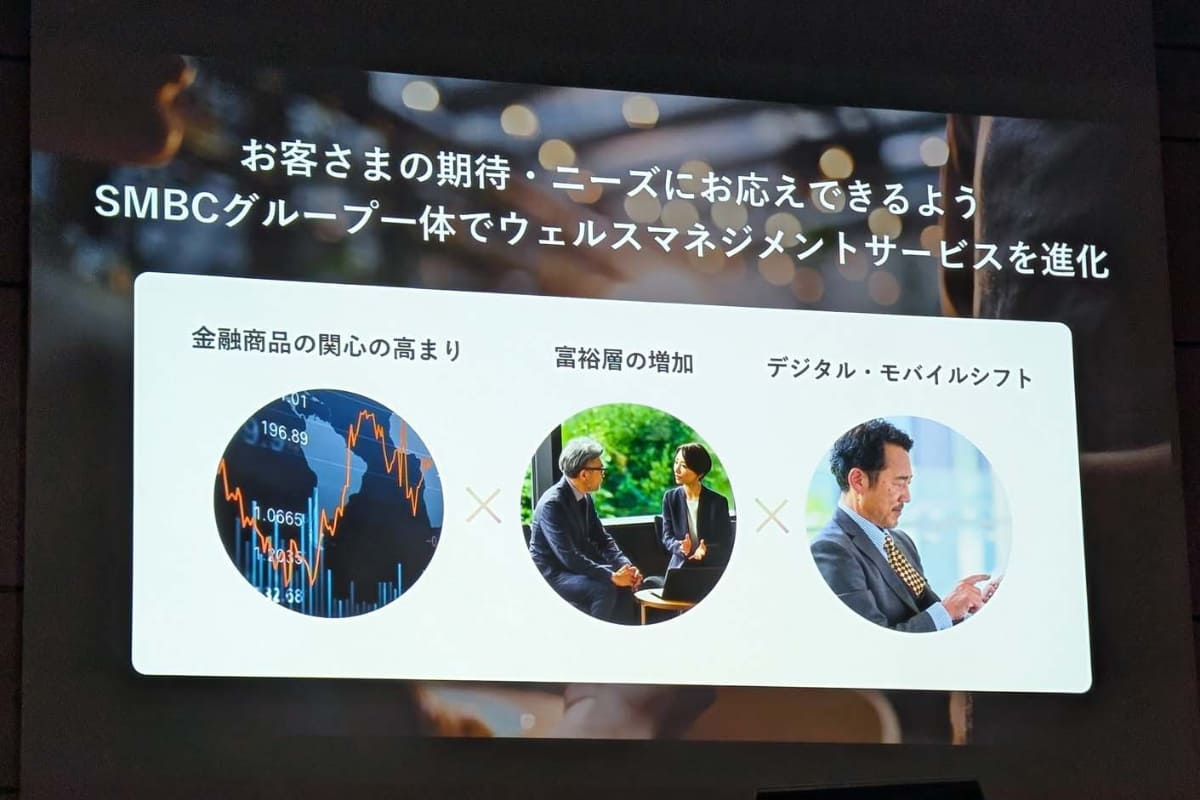 三井住友フィナンシャルグループでは近年富裕層向けの「ウェルスマネジメント」に力を入れている
