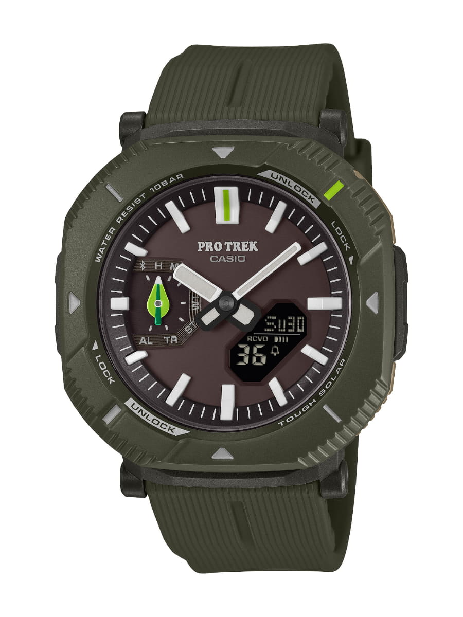 PRO TREK×日本自然保護協会×かえるのピクルス　コラボレーションモデル Hiker Line PRJ-B001NJ-3JR、36,300円