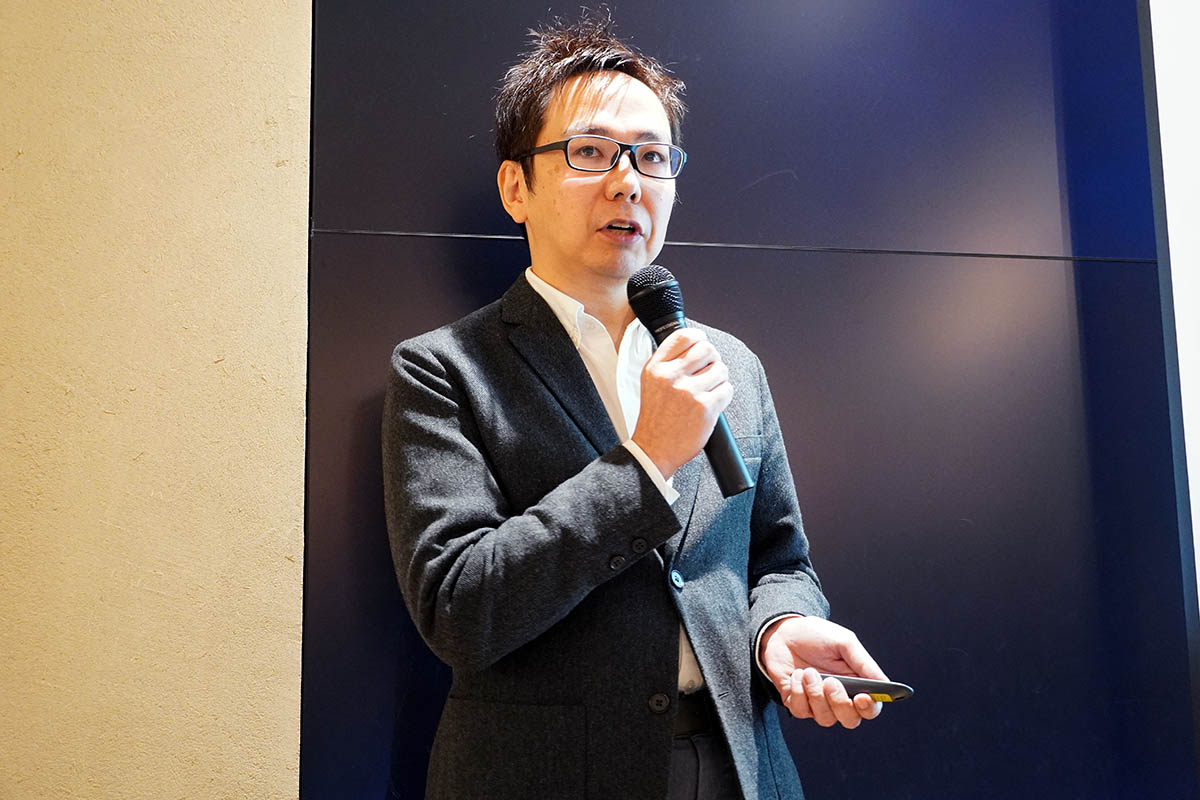 新プロジェクトについて説明するMUJI HOUSE 取締役 豊田輝人氏