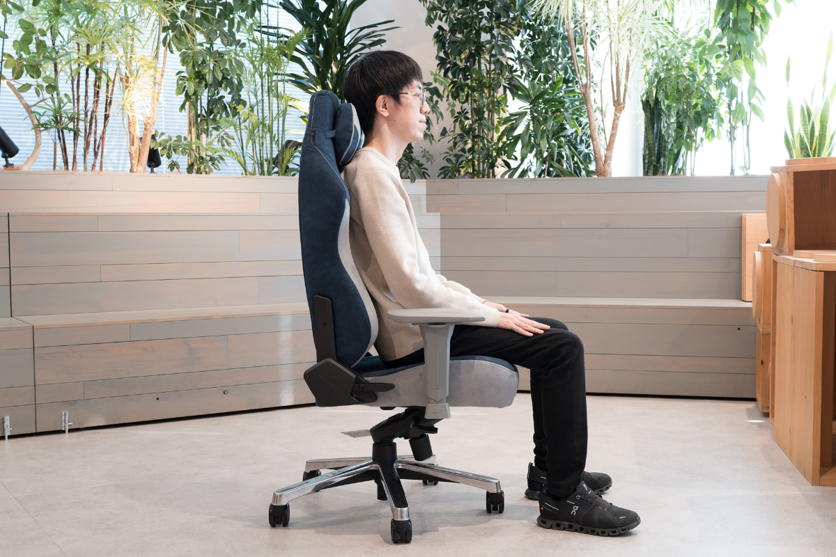 座面を最も低くしたところ